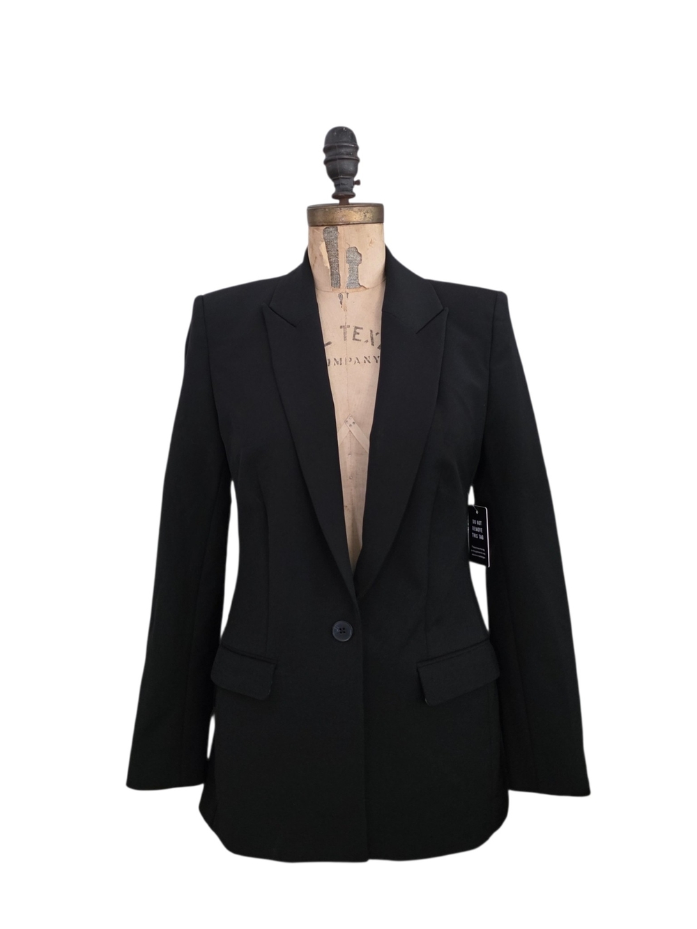 Express Black Single-Button Blazer S NWT